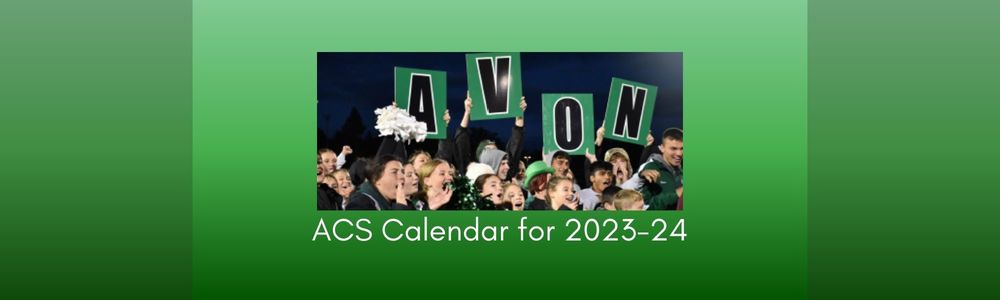 Avon sign with students