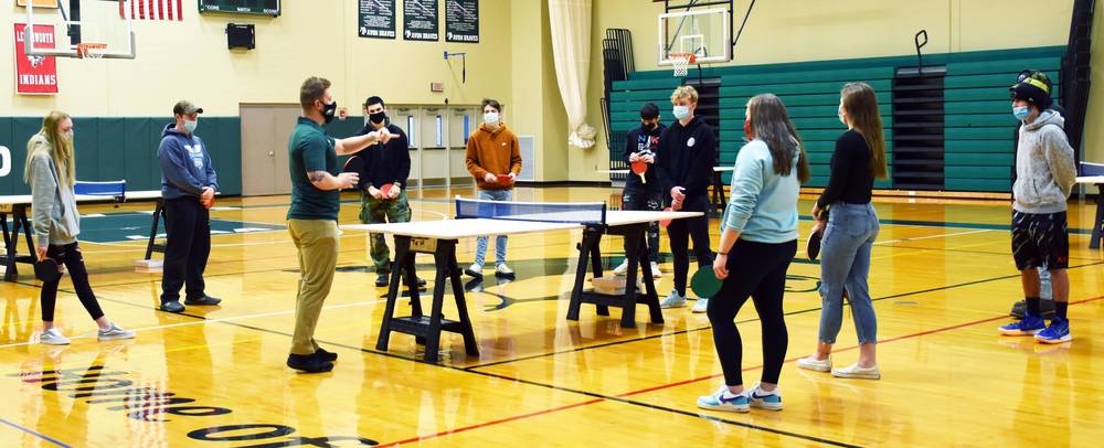 Table Tennis Provides Socially-Distanced Physical Education!