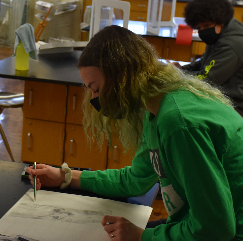 High School Students Create Realistic Drawings